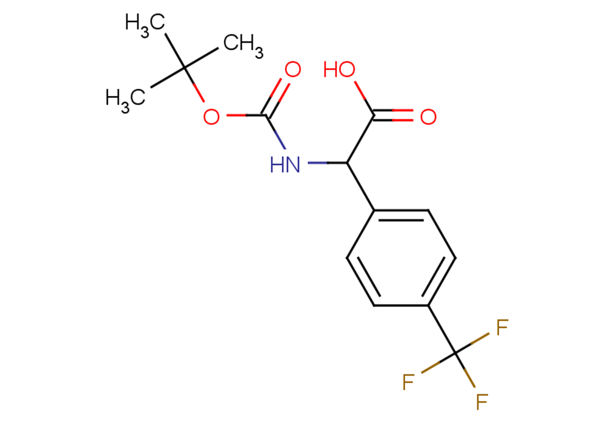 2-{[(tert-butoxy)carbonyl]amino}-2-[4-(trifluoromethyl)phenyl]acetic acid
