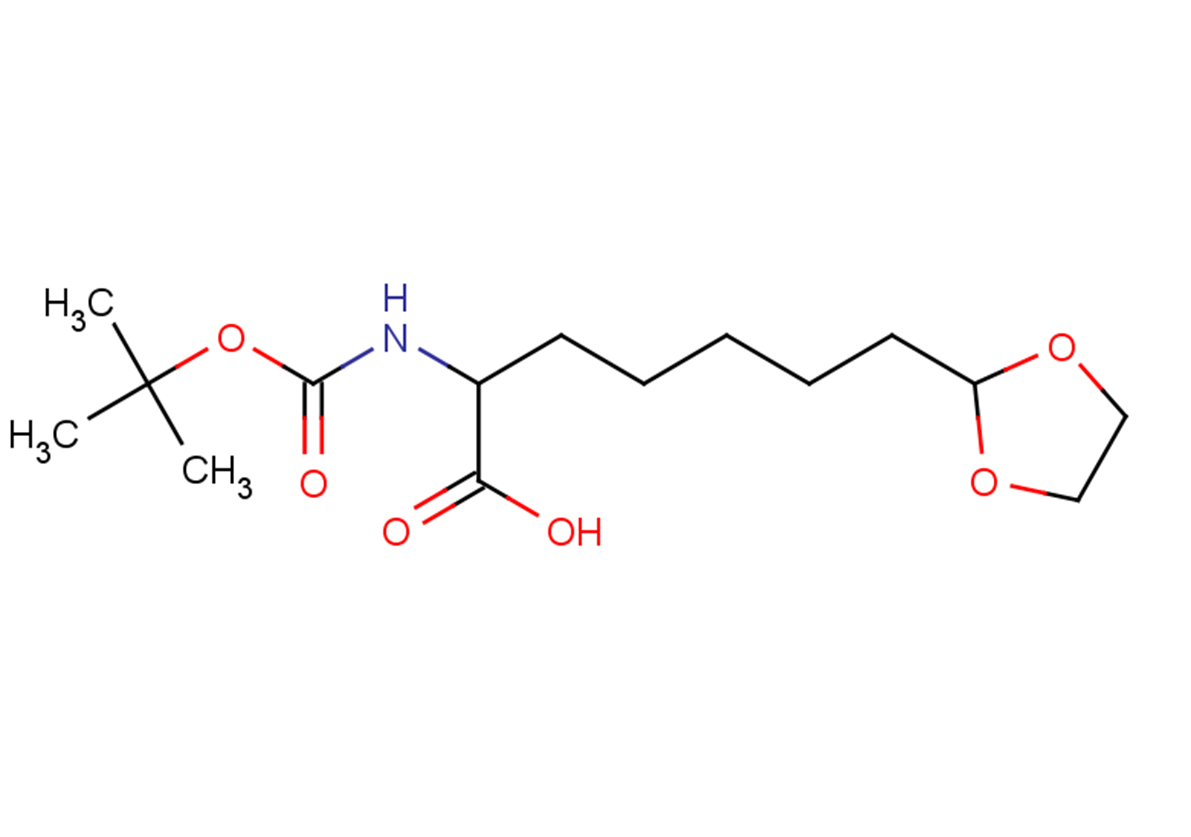 2-{[(tert-butoxy)carbonyl]amino}-7-(1,3-dioxolan-2-yl)heptanoic acid