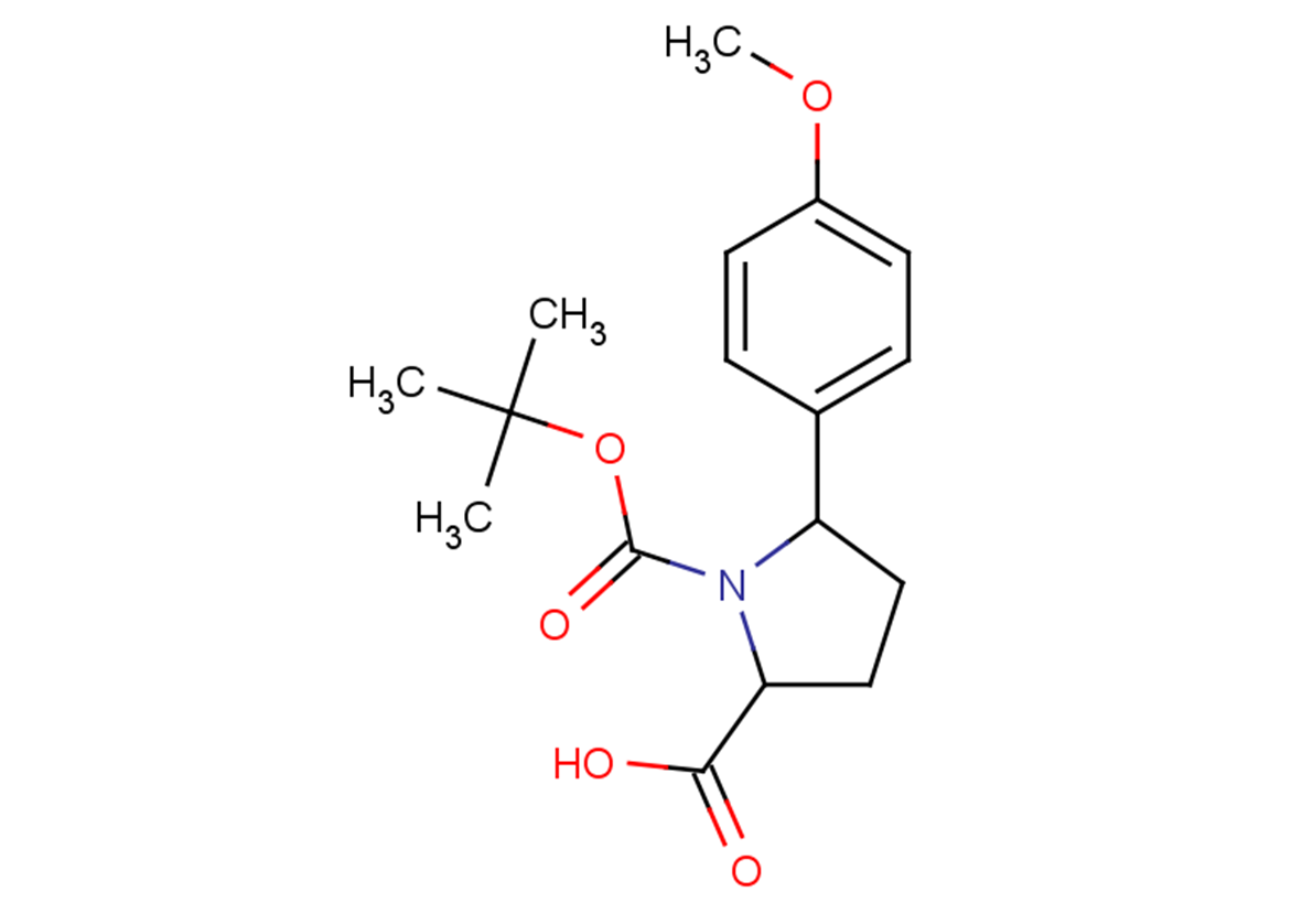 1-[(tert-butoxy)carbonyl]-5-(4-methoxyphenyl)pyrrolidine-2-carboxylic acid