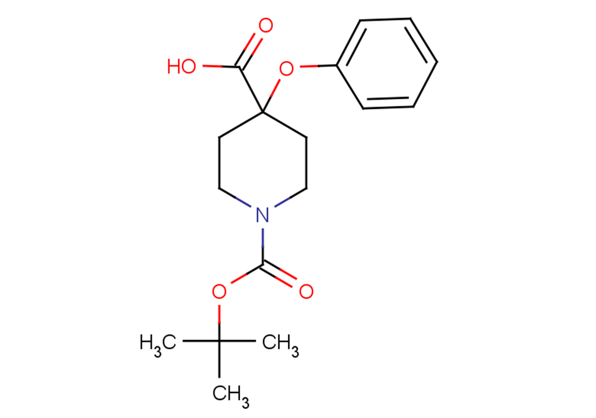 1-[(tert-butoxy)carbonyl]-4-phenoxypiperidine-4-carboxylic acid