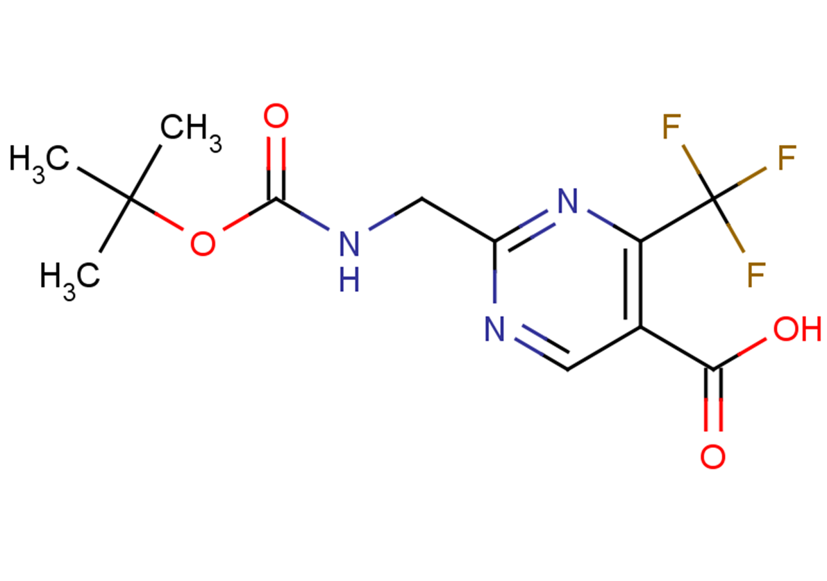 2-({[(tert-butoxy)carbonyl]amino}methyl)-4-(trifluoromethyl)pyrimidine-5-carboxylic acid