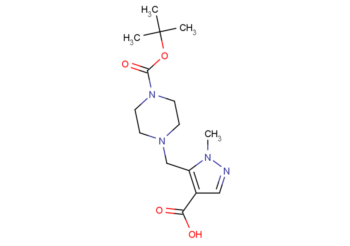 5-({4-[(tert-butoxy)carbonyl]piperazin-1-yl}methyl)-1-methyl-1H-pyrazole-4-carboxylic acid