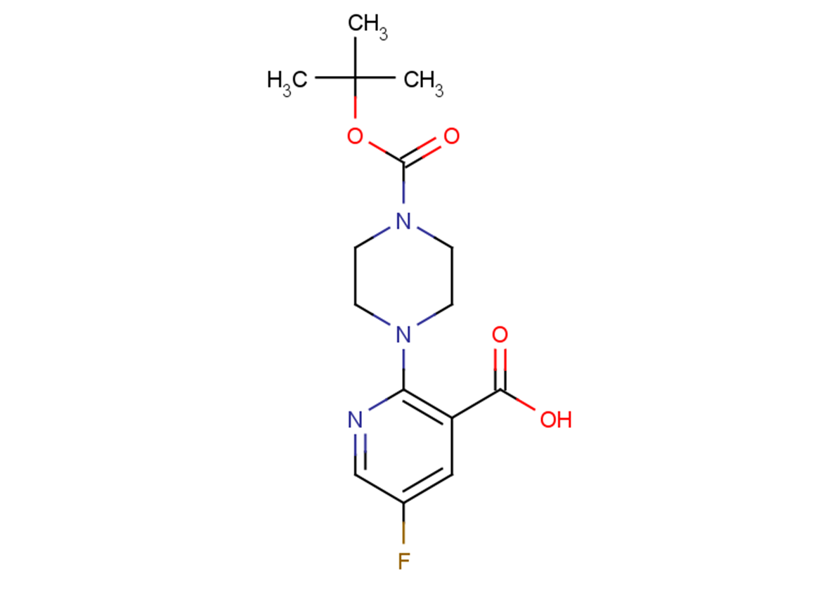 2-{4-[(tert-butoxy)carbonyl]piperazin-1-yl}-5-fluoropyridine-3-carboxylic acid