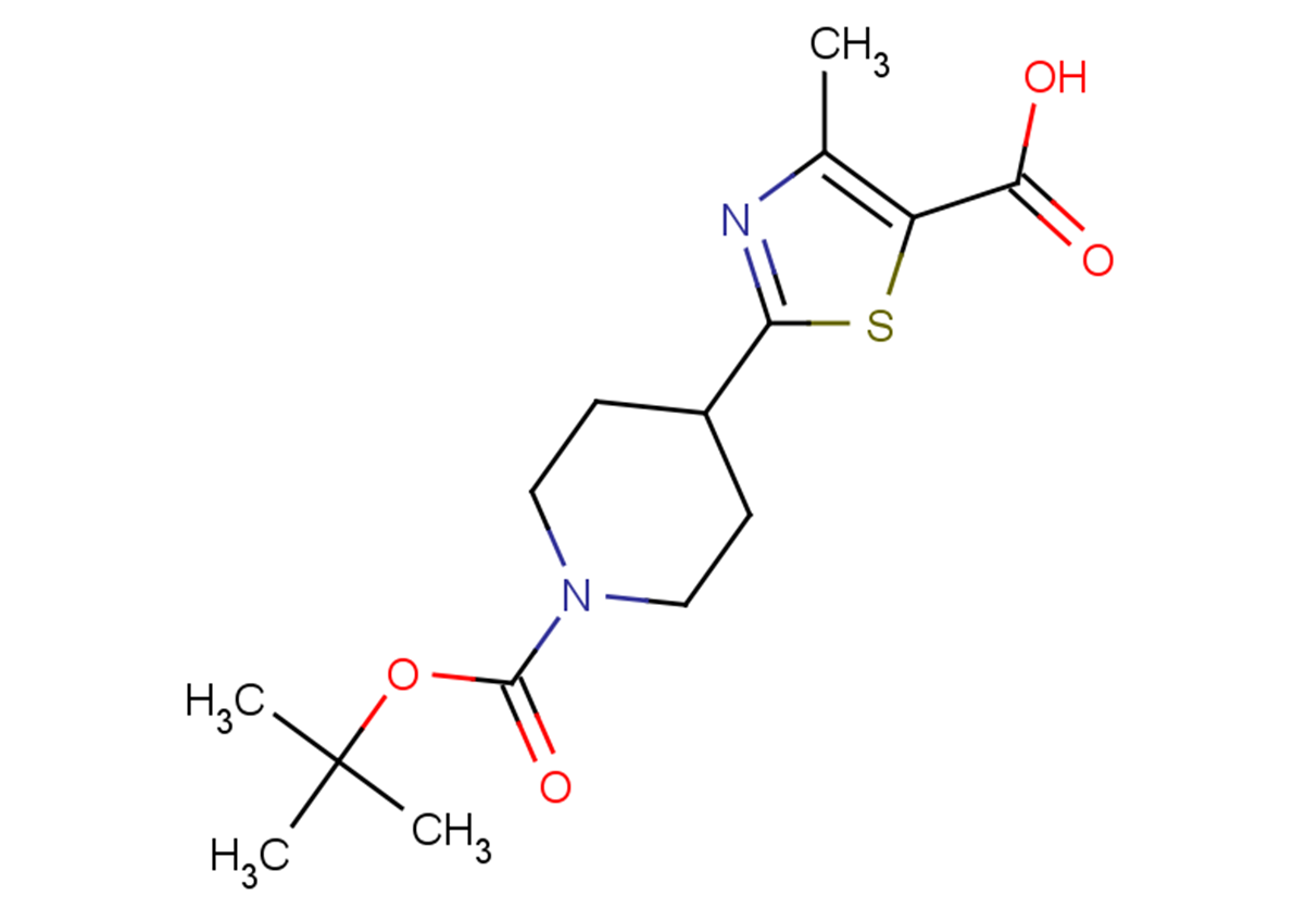 2-{1-[(tert-butoxy)carbonyl]piperidin-4-yl}-4-methyl-1,3-thiazole-5-carboxylic acid