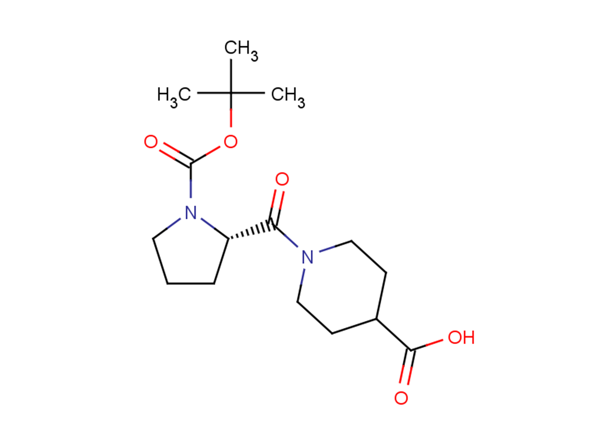 1-{[(2S)-1-[(tert-butoxy)carbonyl]pyrrolidin-2-yl]carbonyl}piperidine-4-carboxylic acid