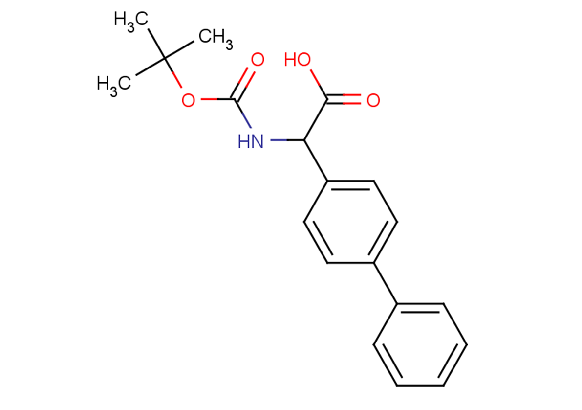 2-{[(tert-butoxy)carbonyl]amino}-2-(4-phenylphenyl)acetic acid