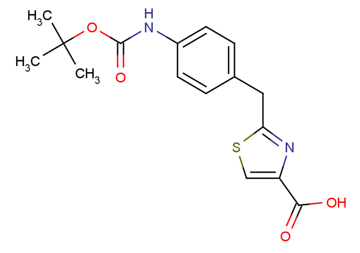 2-[(4-{[(tert-butoxy)carbonyl]amino}phenyl)methyl]-1,3-thiazole-4-carboxylic acid