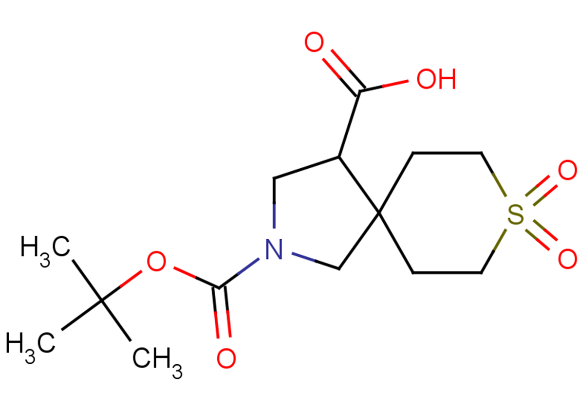 2-[(tert-butoxy)carbonyl]-8,8-dioxo-8$l^{6}-thia-2-azaspiro[4.5]decane-4-carboxylic acid