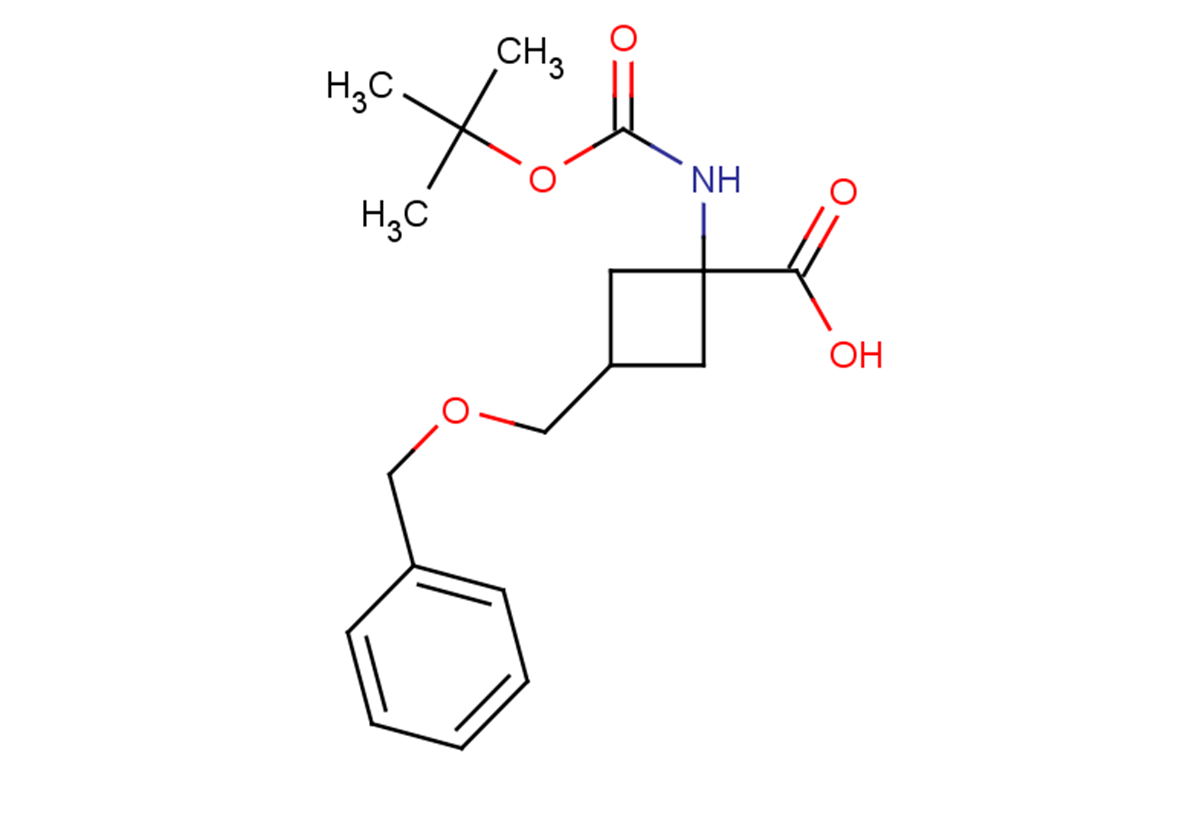 3-[(benzyloxy)methyl]-1-{[(tert-butoxy)carbonyl]amino}cyclobutane-1-carboxylic acid