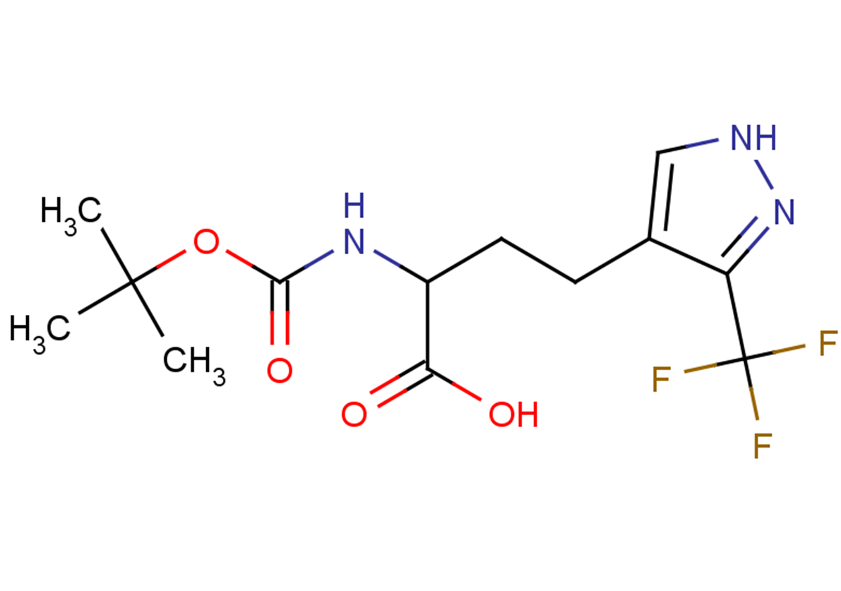 2-{[(tert-butoxy)carbonyl]amino}-4-[3-(trifluoromethyl)-1H-pyrazol-4-yl]butanoic acid