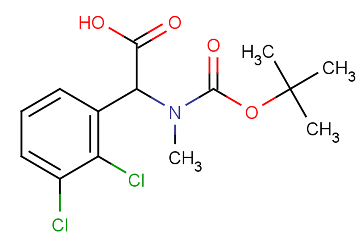 2-{[(tert-butoxy)carbonyl](methyl)amino}-2-(2,3-dichlorophenyl)acetic acid