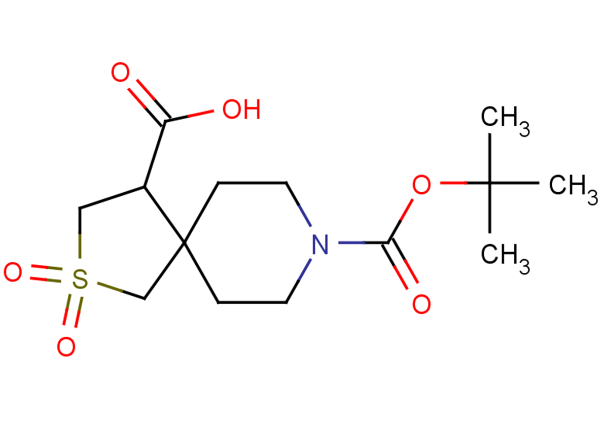 8-[(tert-butoxy)carbonyl]-2,2-dioxo-2$l^{6}-thia-8-azaspiro[4.5]decane-4-carboxylic acid