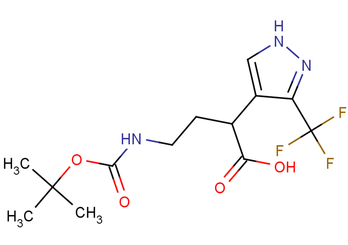 4-{[(tert-butoxy)carbonyl]amino}-2-[3-(trifluoromethyl)-1H-pyrazol-4-yl]butanoic acid