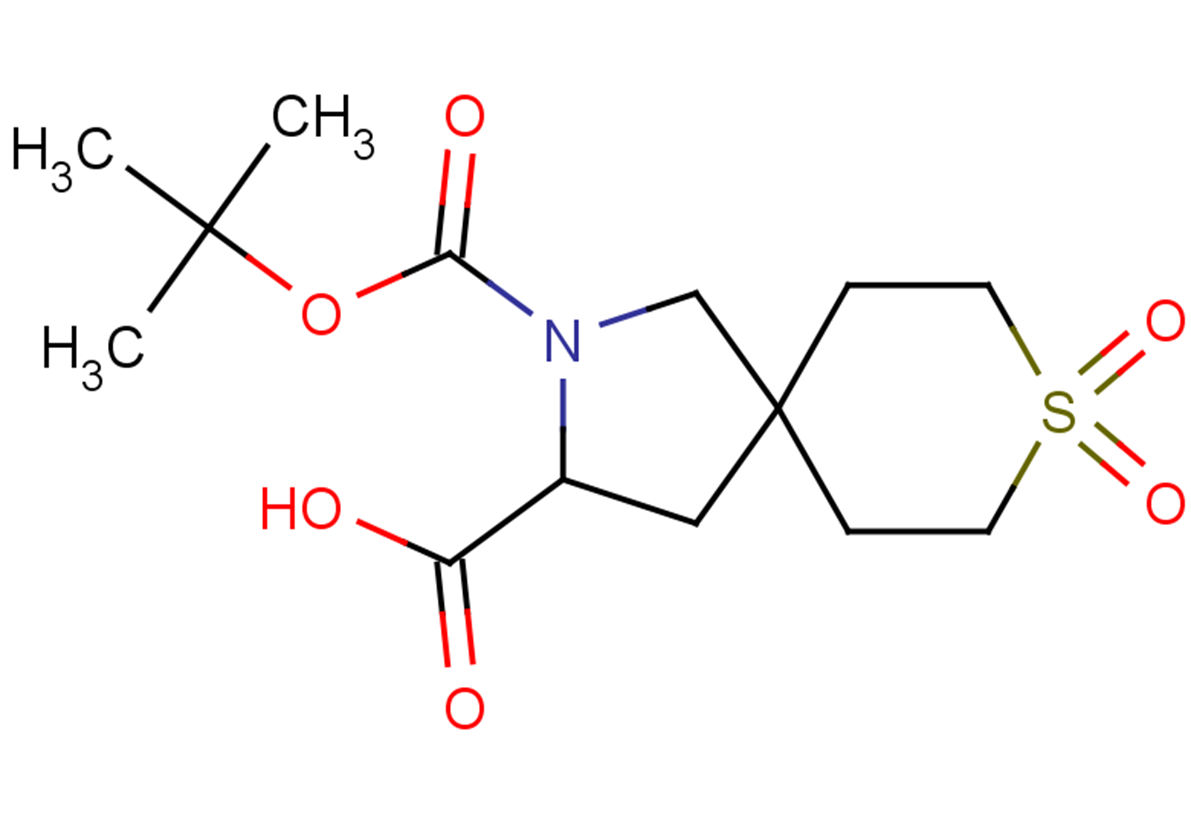 2-[(tert-butoxy)carbonyl]-8,8-dioxo-8$l^{6}-thia-2-azaspiro[4.5]decane-3-carboxylic acid