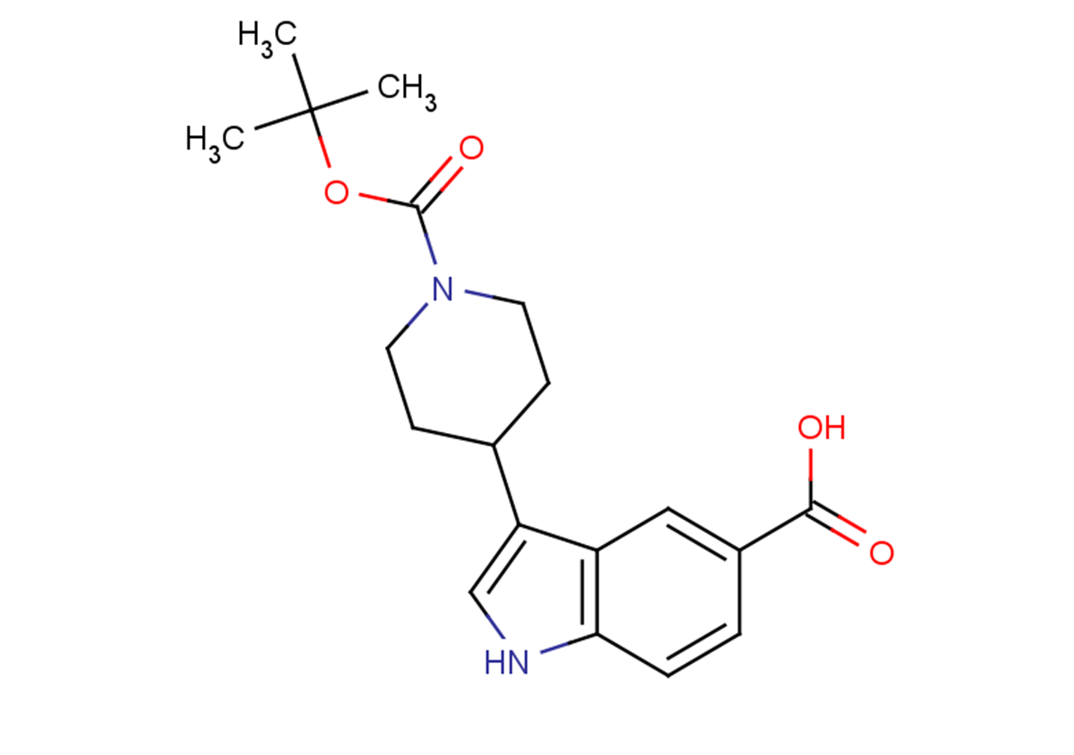 3-{1-[(tert-butoxy)carbonyl]piperidin-4-yl}-1H-indole-5-carboxylic acid