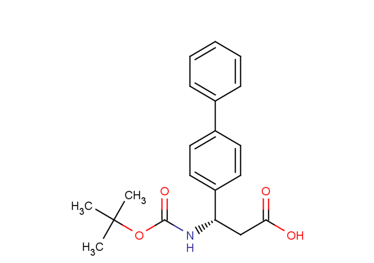 (3S)-3-{[(tert-butoxy)carbonyl]amino}-3-(4-phenylphenyl)propanoic acid