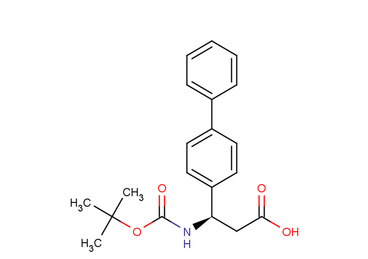 (3R)-3-{[(tert-butoxy)carbonyl]amino}-3-(4-phenylphenyl)propanoic acid