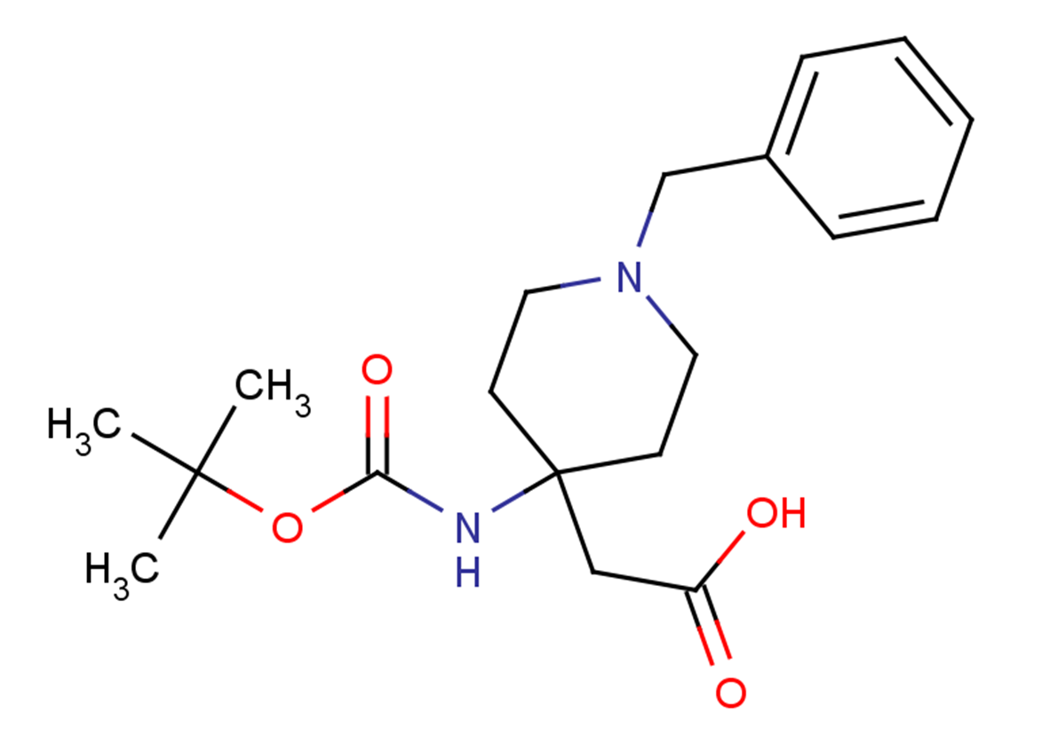 2-(1-benzyl-4-{[(tert-butoxy)carbonyl]amino}piperidin-4-yl)acetic acid