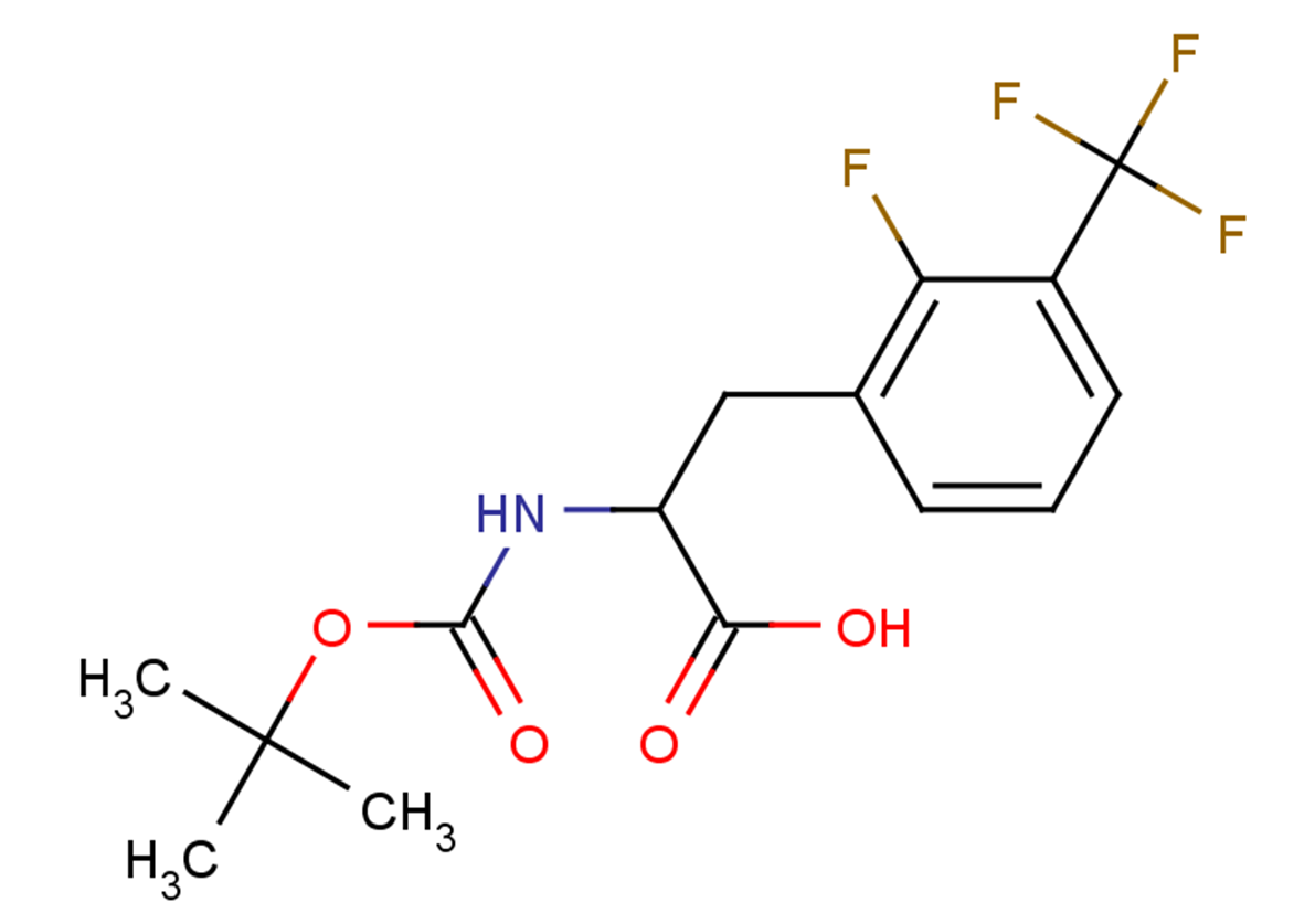 2-{[(tert-butoxy)carbonyl]amino}-3-[2-fluoro-3-(trifluoromethyl)phenyl]propanoic acid