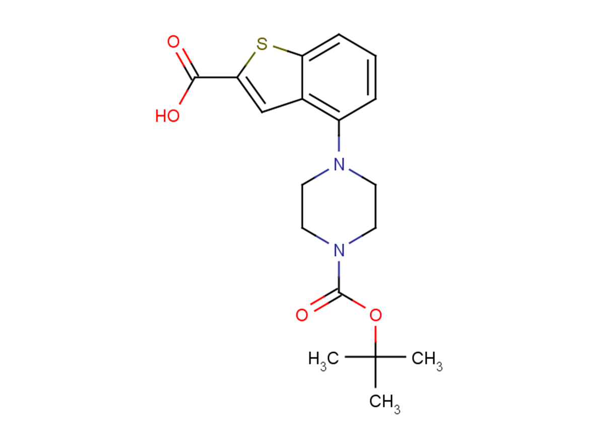 4-{4-[(tert-butoxy)carbonyl]piperazin-1-yl}-1-benzothiophene-2-carboxylic acid