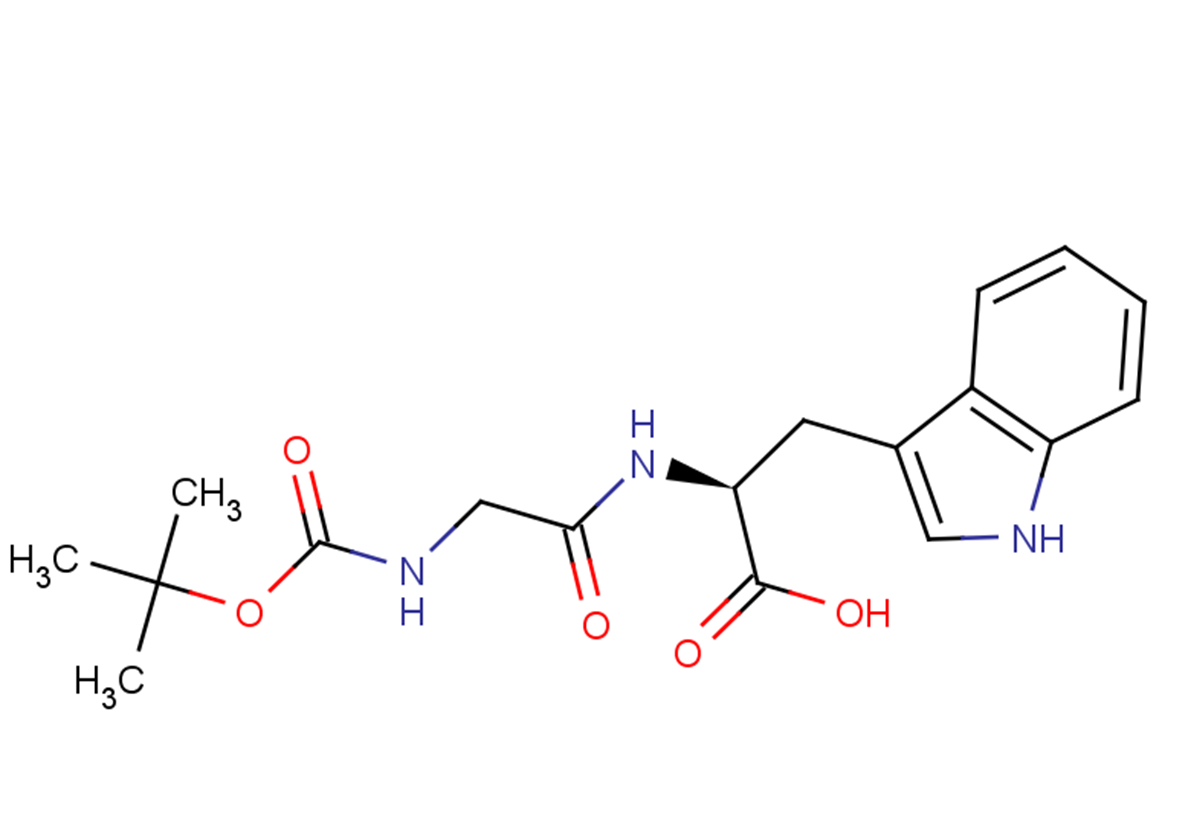 (2S)-2-(2-{[(tert-butoxy)carbonyl]amino}acetamido)-3-(1H-indol-3-yl)propanoic acid