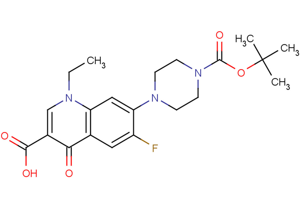 7-{4-[(tert-butoxy)carbonyl]piperazin-1-yl}-1-ethyl-6-fluoro-4-oxo-1,4-dihydroquinoline-3-carboxylic acid
