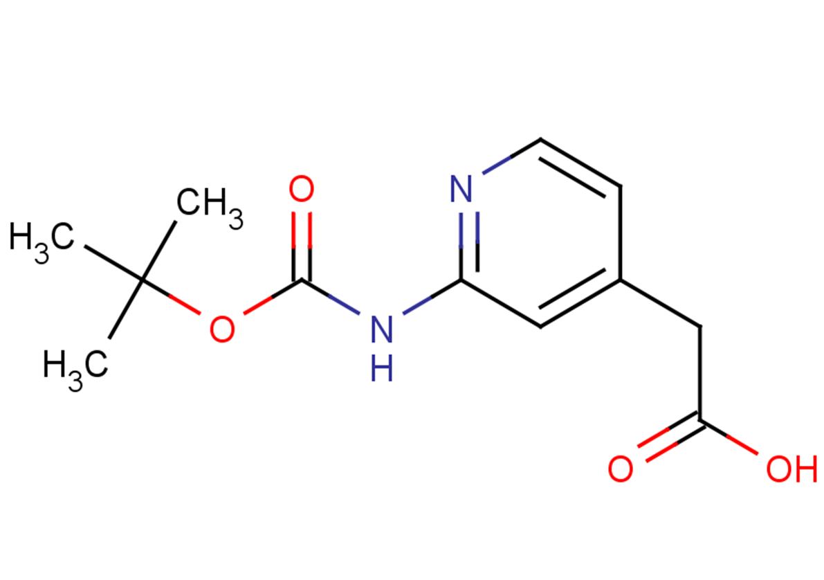 2-(2-{[(tert-butoxy)carbonyl]amino}pyridin-4-yl)acetic acid