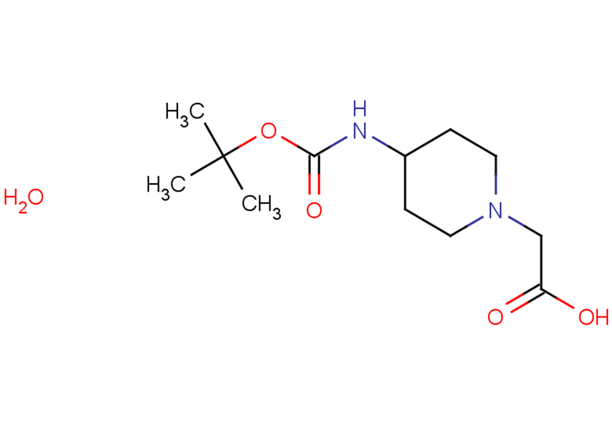 2-(4-{[(tert-butoxy)carbonyl]amino}piperidin-1-yl)acetic acid hydrate