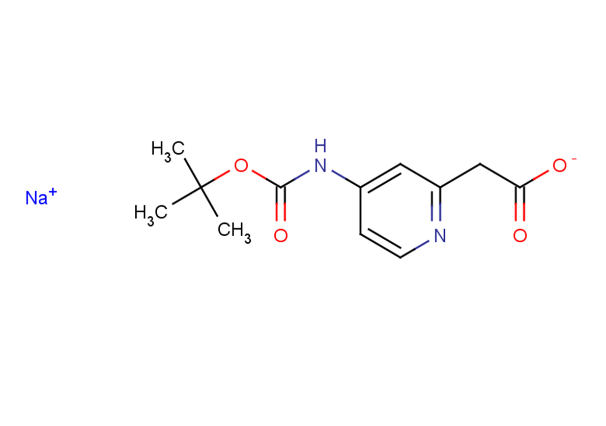 sodium 2-(4-{[(tert-butoxy)carbonyl]amino}pyridin-2-yl)acetate
