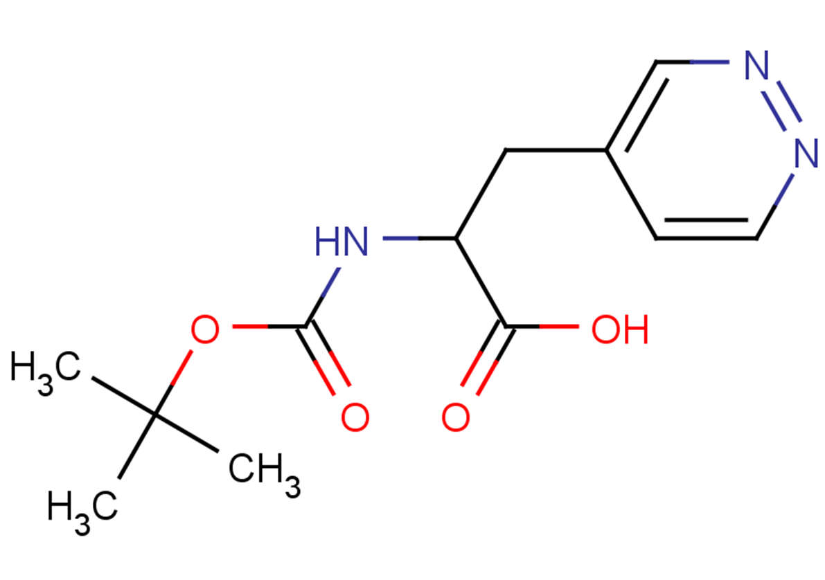 2-{[(tert-butoxy)carbonyl]amino}-3-(pyridazin-4-yl)propanoic acid
