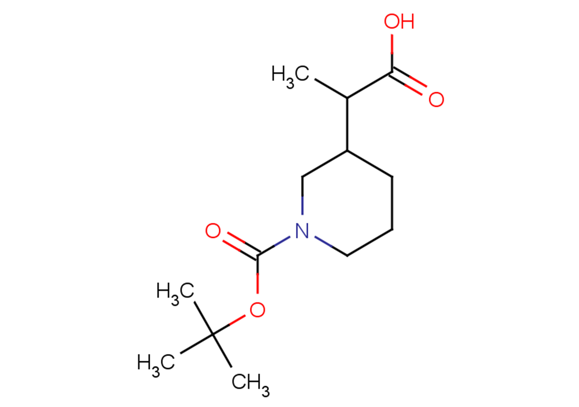 2-{1-[(tert-butoxy)carbonyl]piperidin-3-yl}propanoic acid