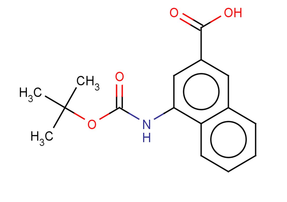 4-{[(tert-butoxy)carbonyl]amino}naphthalene-2-carboxylic acid