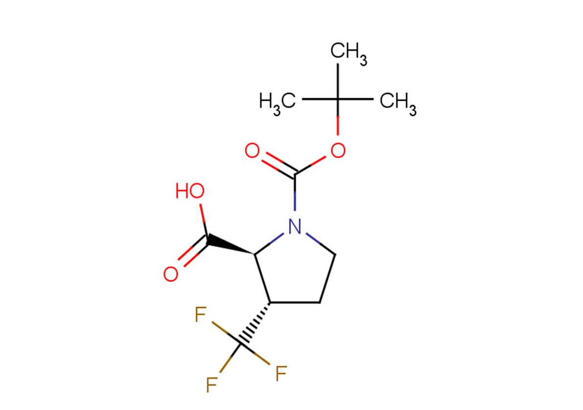 (2S,3S)-1-[(tert-butoxy)carbonyl]-3-(trifluoromethyl)pyrrolidine-2-carboxylic acid