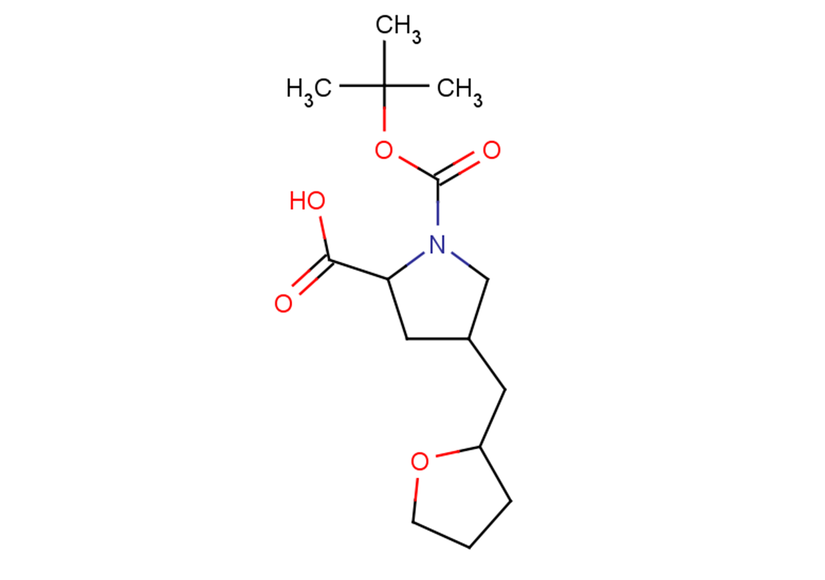 1-[(tert-butoxy)carbonyl]-4-(oxolan-2-ylmethyl)pyrrolidine-2-carboxylic acid