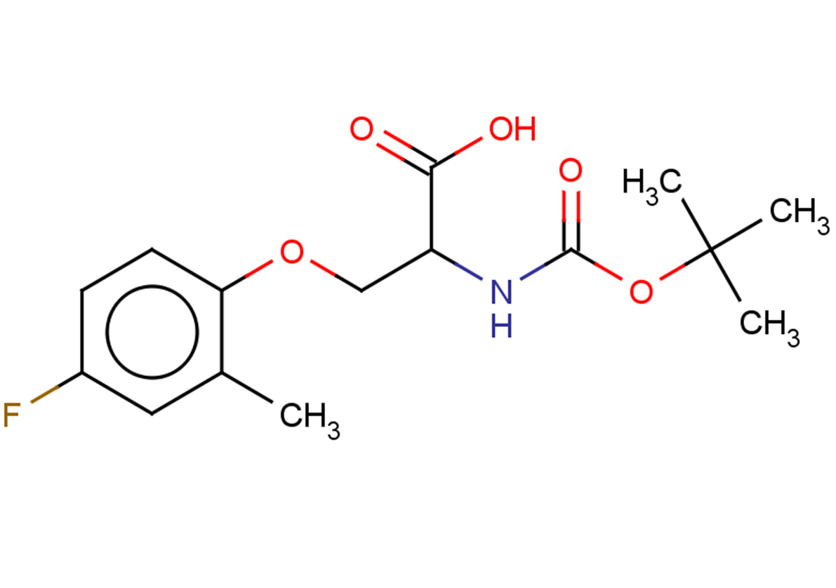 2-{[(tert-butoxy)carbonyl]amino}-3-(4-fluoro-2-methylphenoxy)propanoic acid