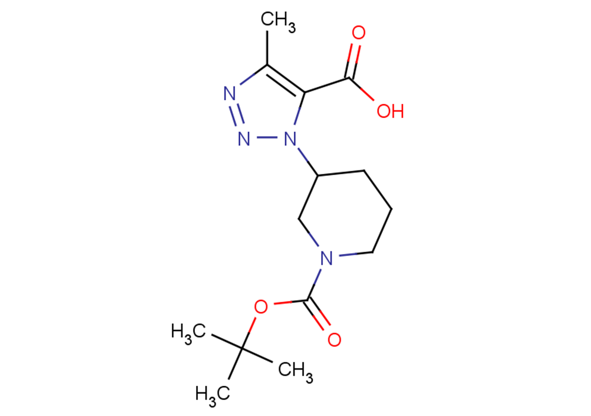 1-{1-[(tert-butoxy)carbonyl]piperidin-3-yl}-4-methyl-1H-1,2,3-triazole-5-carboxylic acid