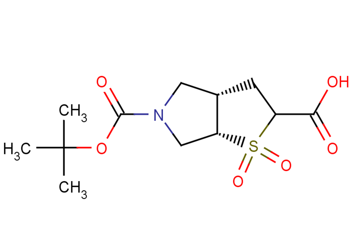 (3aS,6aS)-5-[(tert-butoxy)carbonyl]-1,1-dioxo-hexahydro-2H-1$l^{6},5-thieno[2,3-c]pyrrole-2-carboxylic acid