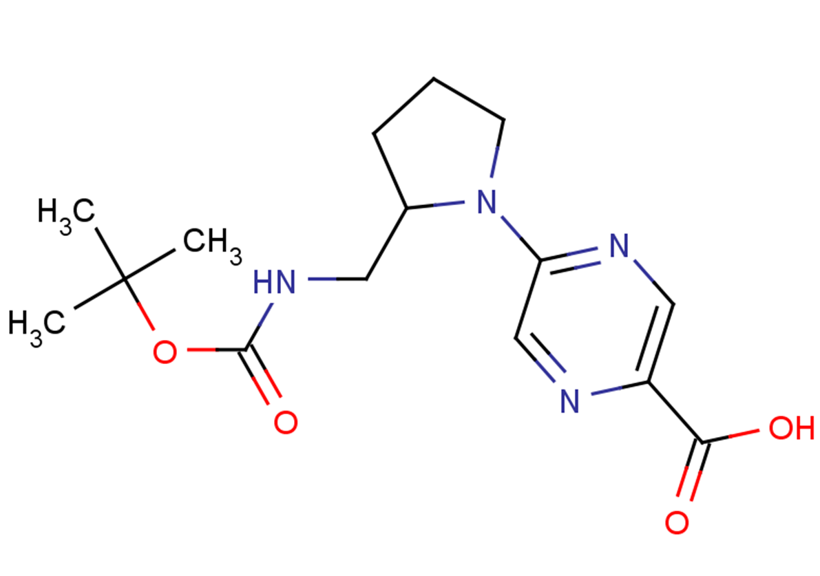 5-[2-({[(tert-butoxy)carbonyl]amino}methyl)pyrrolidin-1-yl]pyrazine-2-carboxylic acid