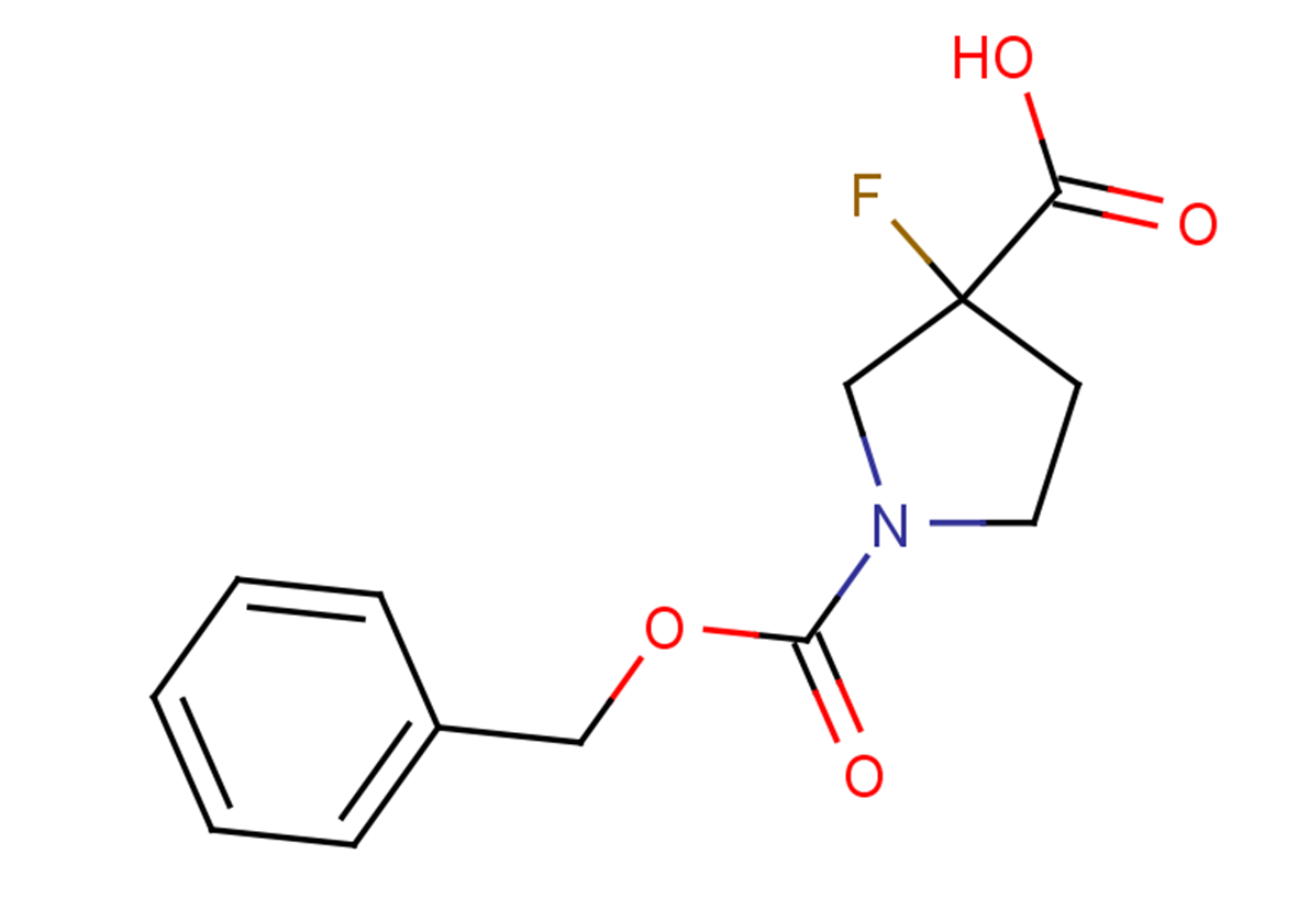 1-[(benzyloxy)carbonyl]-3-fluoropyrrolidine-3-carboxylic acid