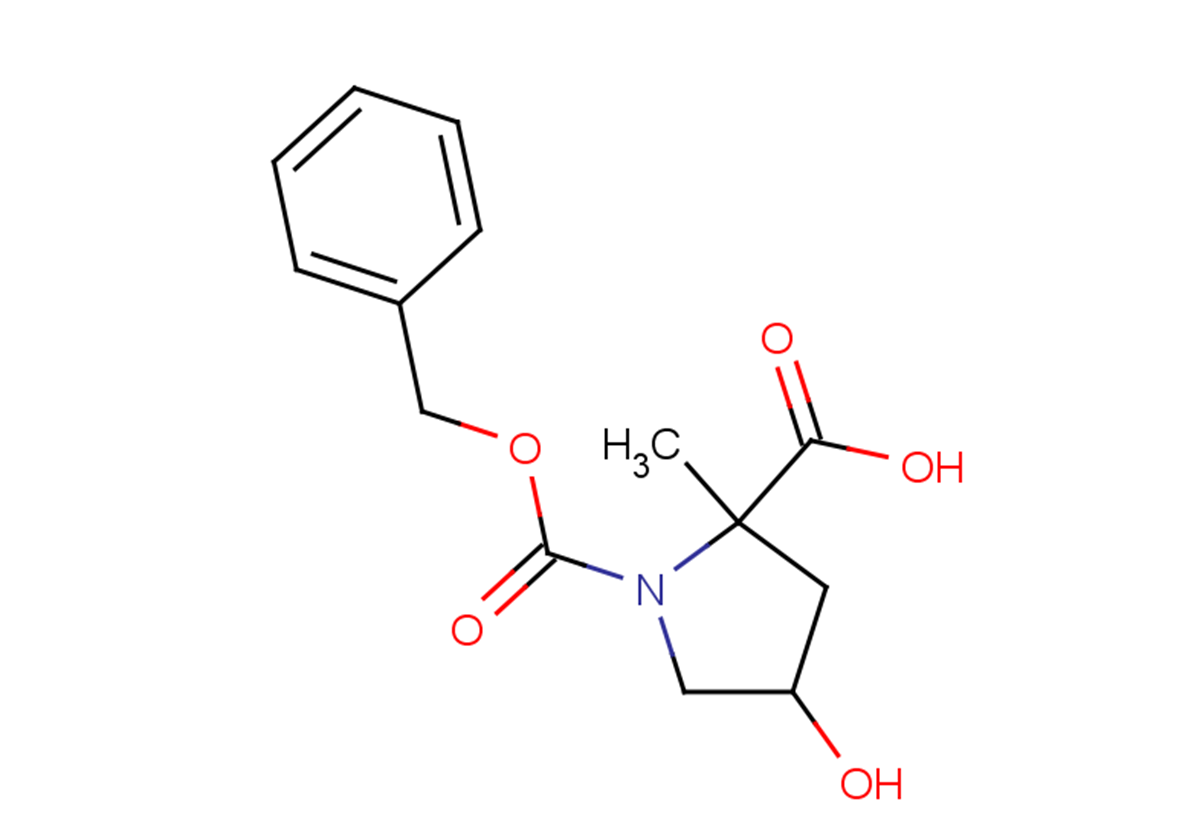 1-[(benzyloxy)carbonyl]-4-hydroxy-2-methylpyrrolidine-2-carboxylic acid