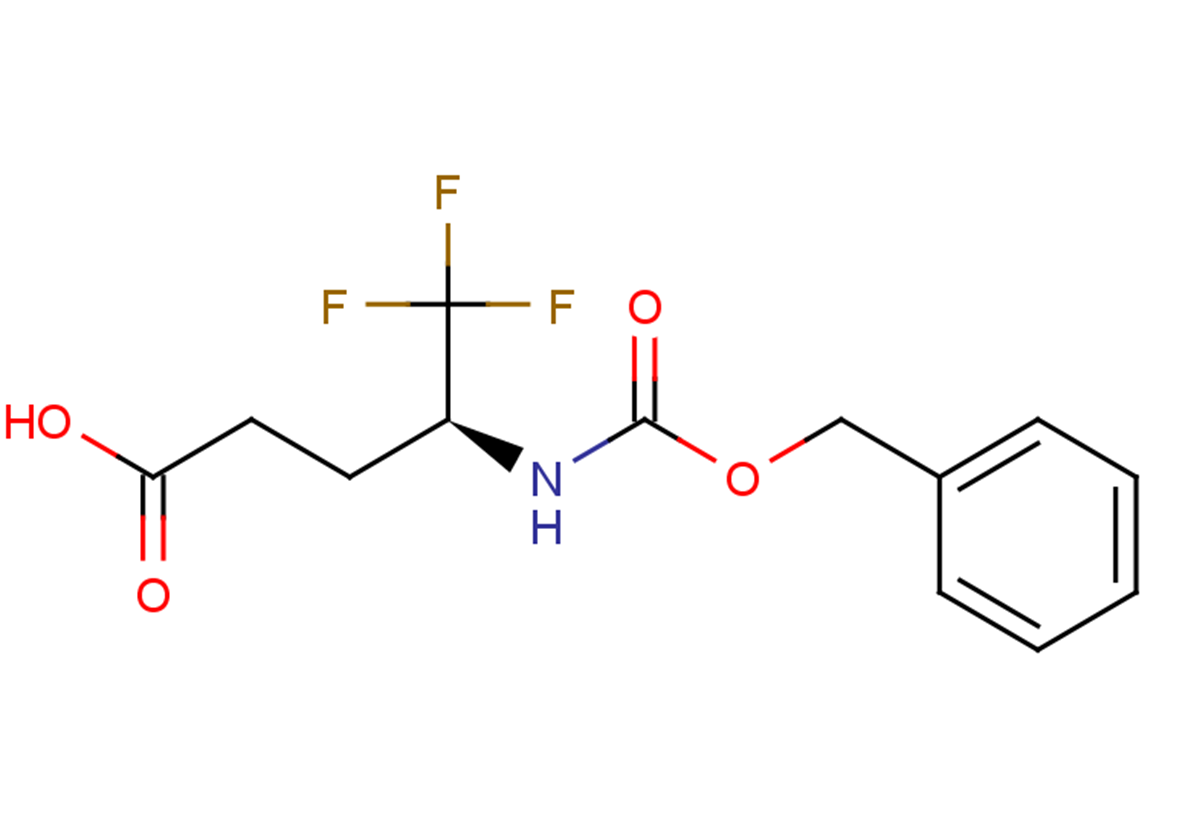 (4S)-4-{[(benzyloxy)carbonyl]amino}-5,5,5-trifluoropentanoic acid
