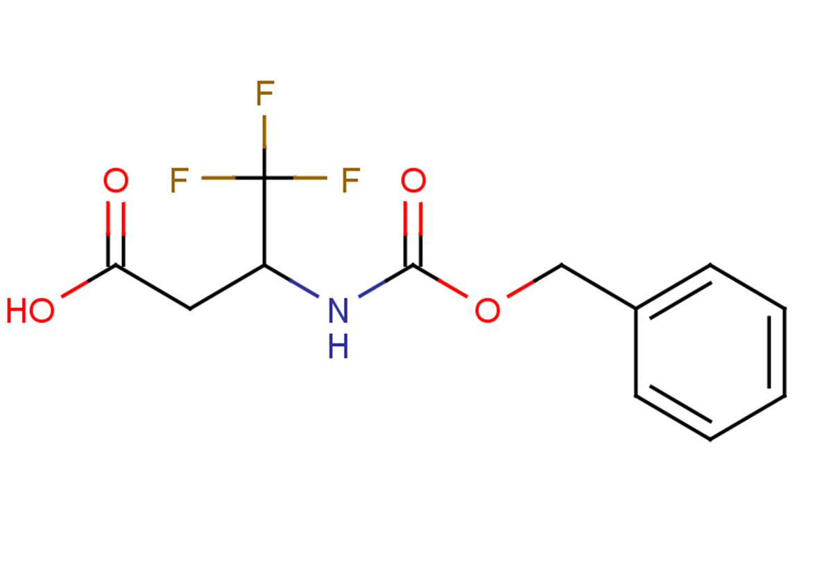 3-{[(benzyloxy)carbonyl]amino}-4,4,4-trifluorobutanoic acid