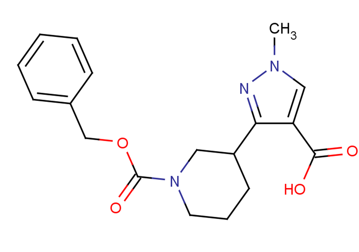 3-{1-[(benzyloxy)carbonyl]piperidin-3-yl}-1-methyl-1H-pyrazole-4-carboxylic acid