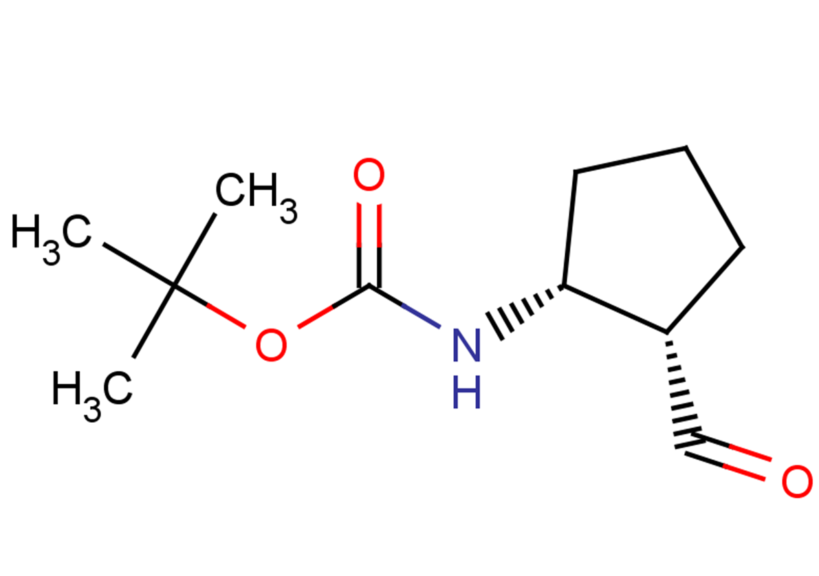 tert-butyl N-[(1R,2S)-2-formylcyclopentyl]carbamate