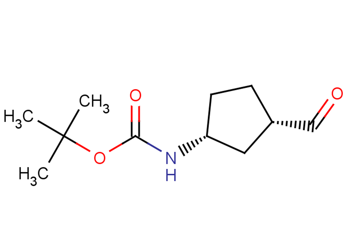 tert-butyl N-[(1R,3S)-3-formylcyclopentyl]carbamate