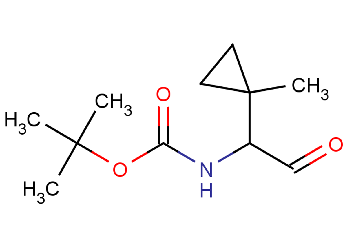 tert-butyl N-[1-(1-methylcyclopropyl)-2-oxoethyl]carbamate