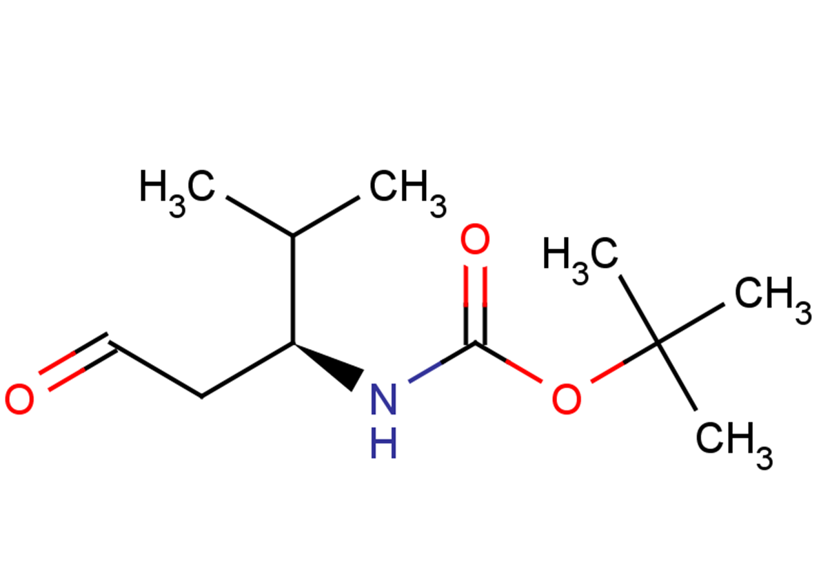 tert-butyl N-[(3S)-4-methyl-1-oxopentan-3-yl]carbamate