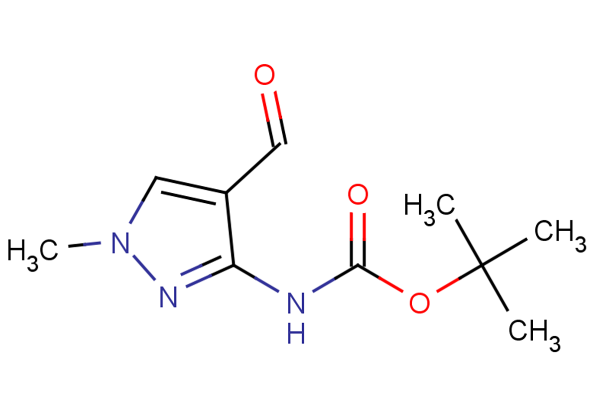 tert-butyl N-(4-formyl-1-methyl-1H-pyrazol-3-yl)carbamate