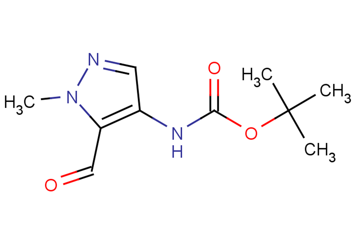 tert-butyl N-(5-formyl-1-methyl-1H-pyrazol-4-yl)carbamate