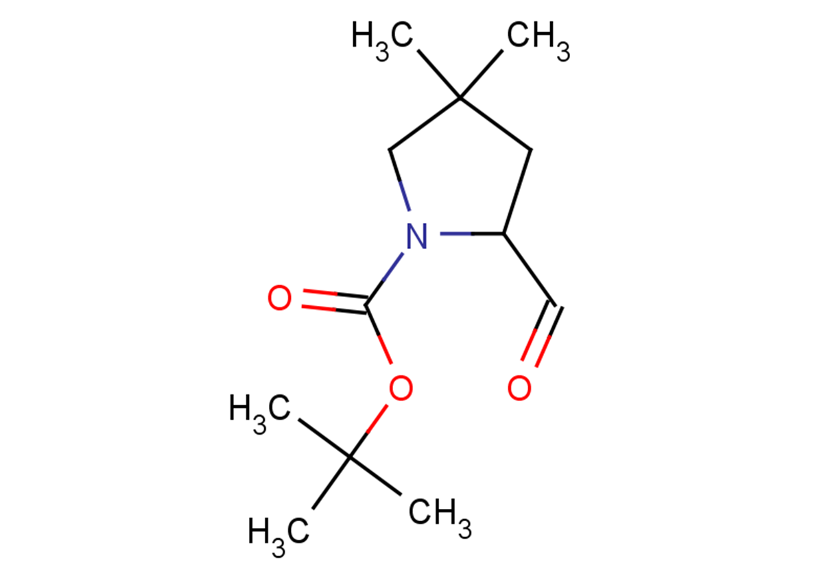 tert-butyl 2-formyl-4,4-dimethylpyrrolidine-1-carboxylate
